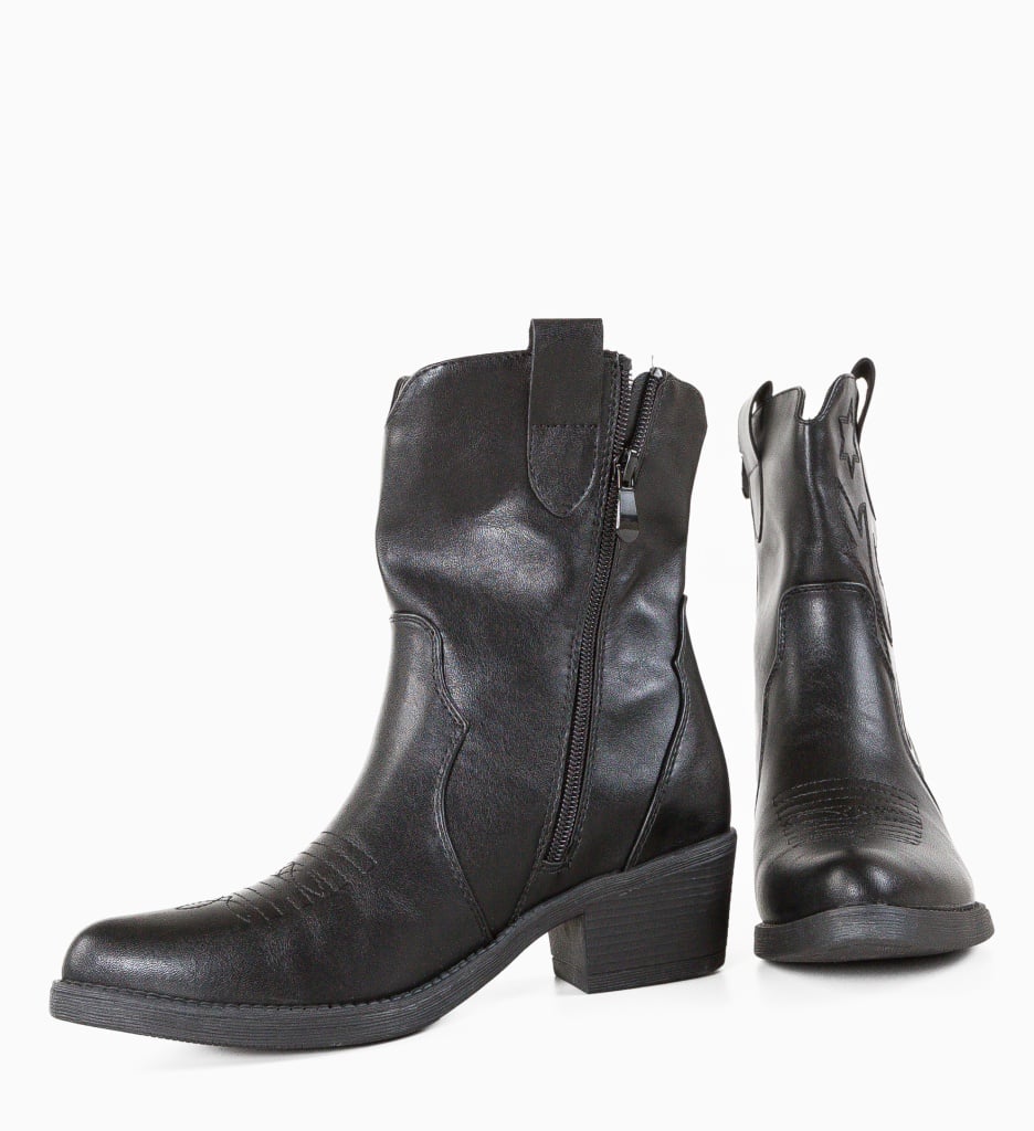 Botine dama Banele Negre - 5 | YEO