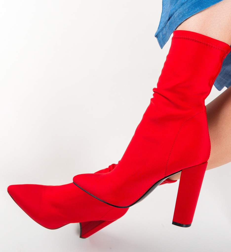 Botine dama Beuf Rosii - 4 | YEO