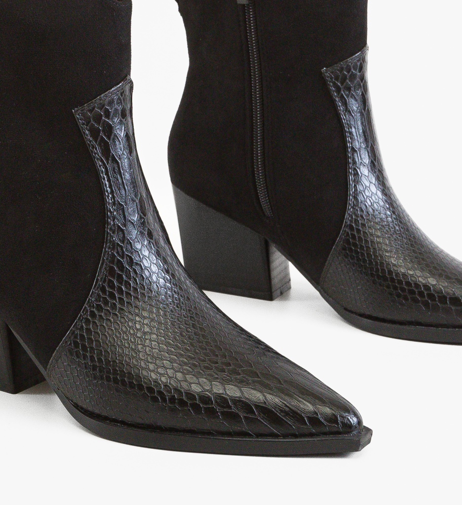 Botine dama Brebly Negre