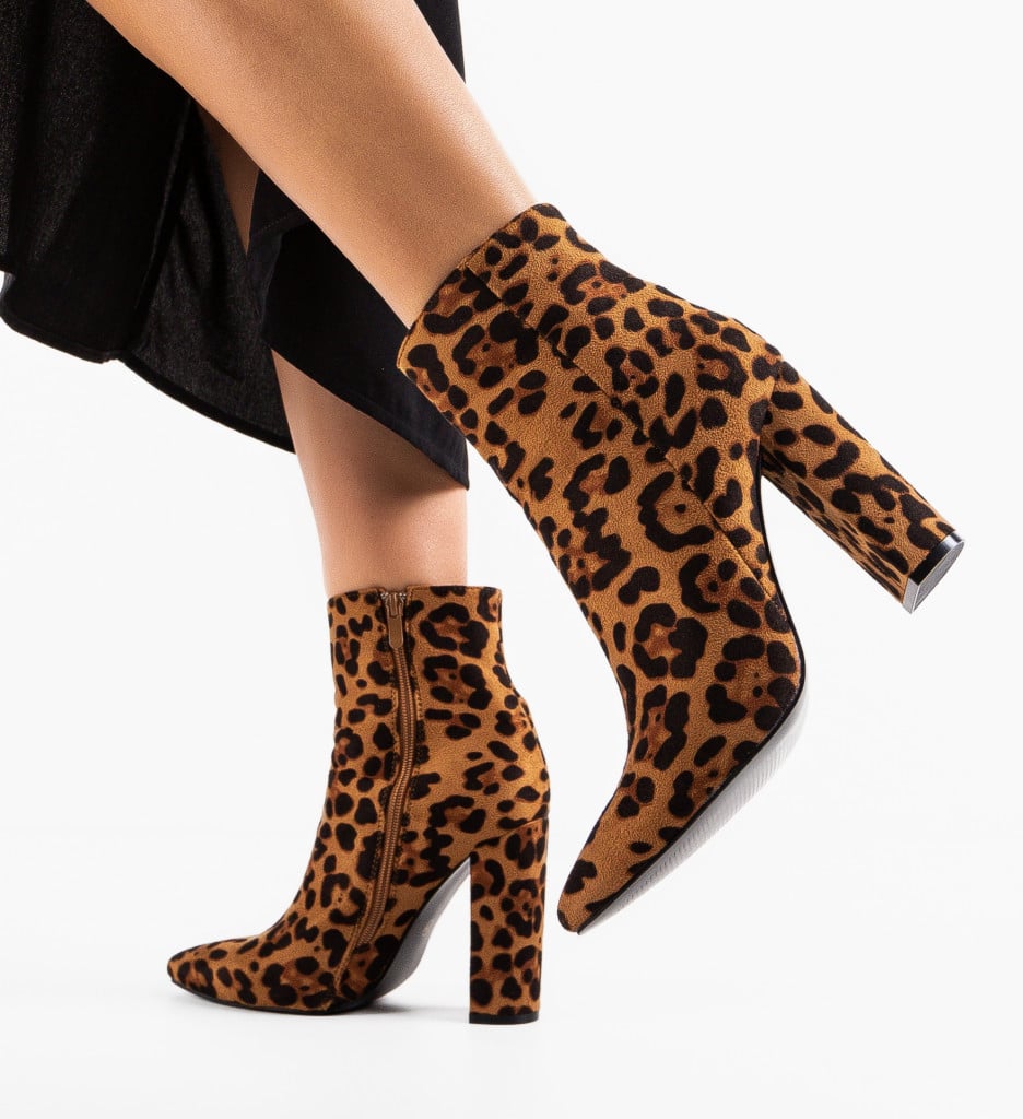 Botine dama Carey Animal Print - 1 | YEO