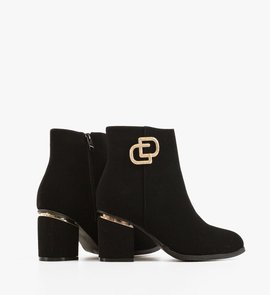 Botine dama Gamble Negre - 3 | YEO