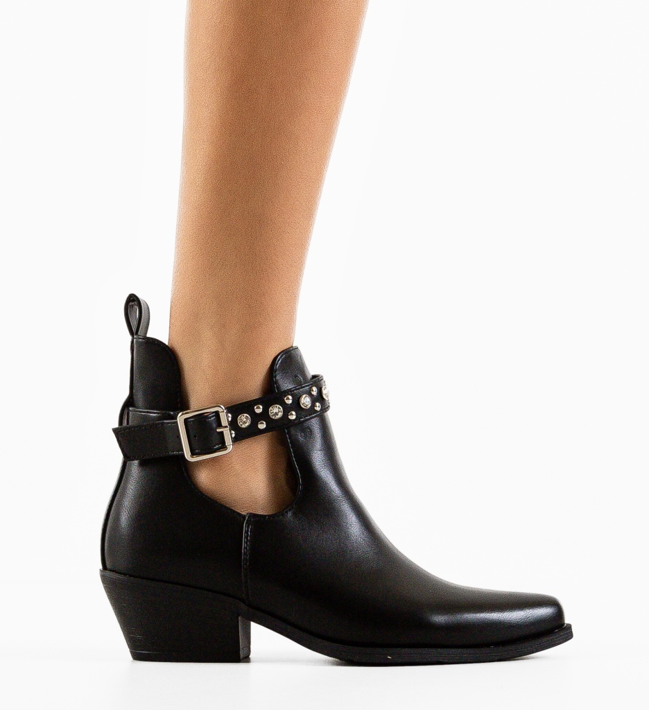 Botine dama Gianna Negre - 3 | YEO