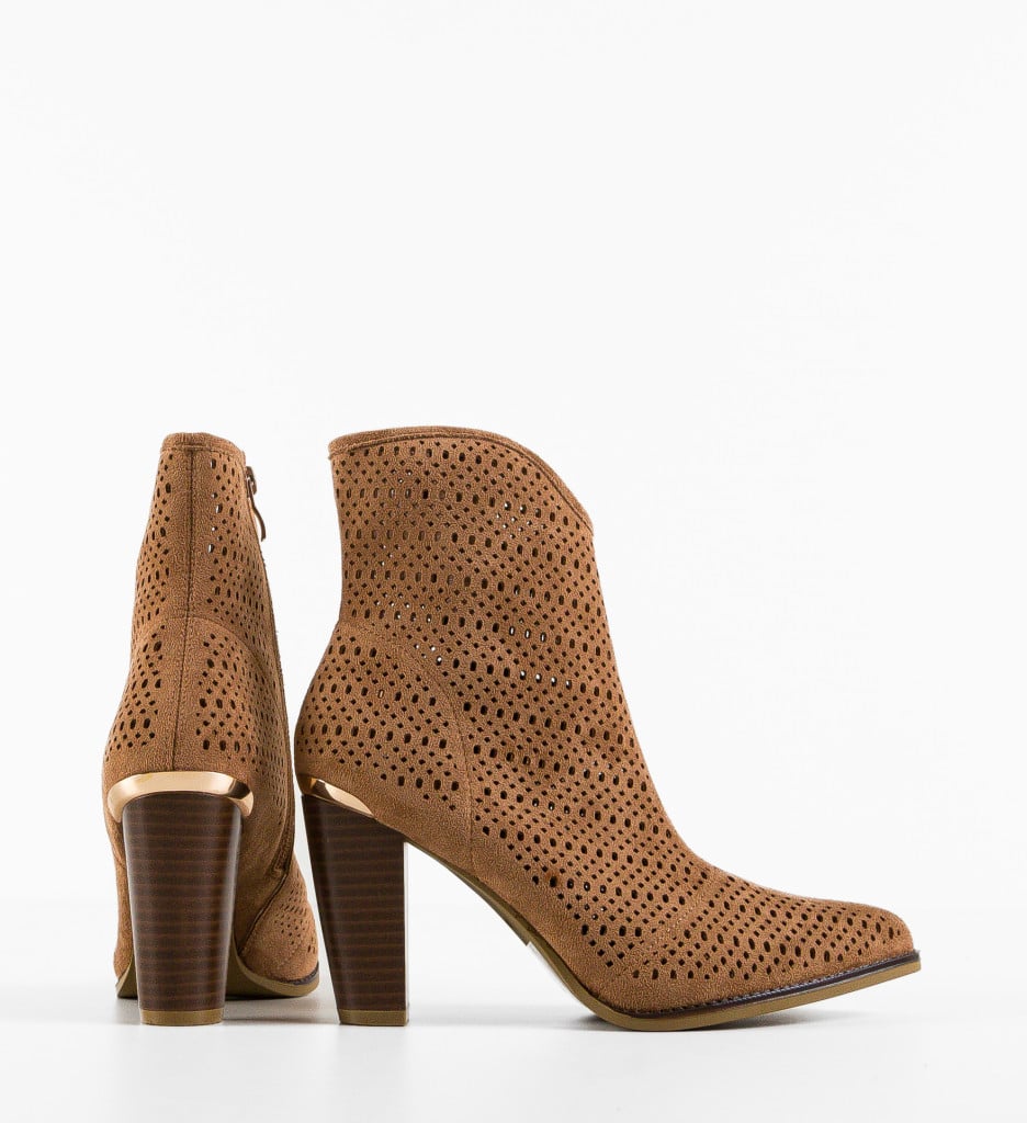 Botine dama Gladstone Camel - 5 | YEO