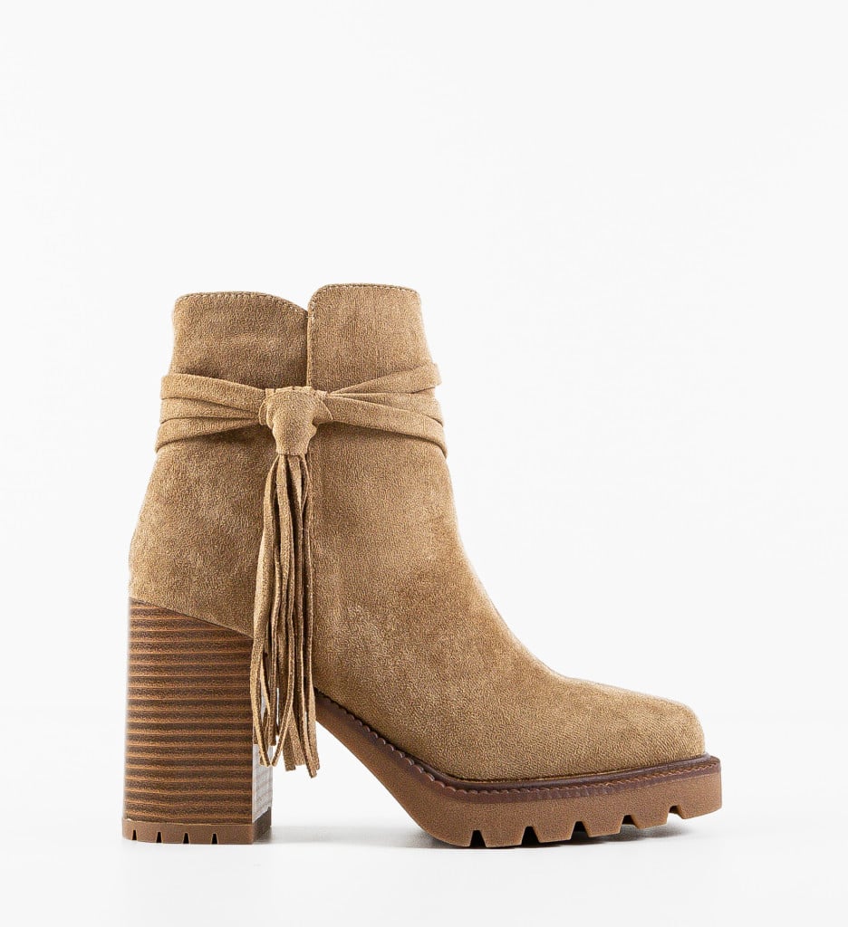 Botine dama Graps Khaki - 5 | YEO