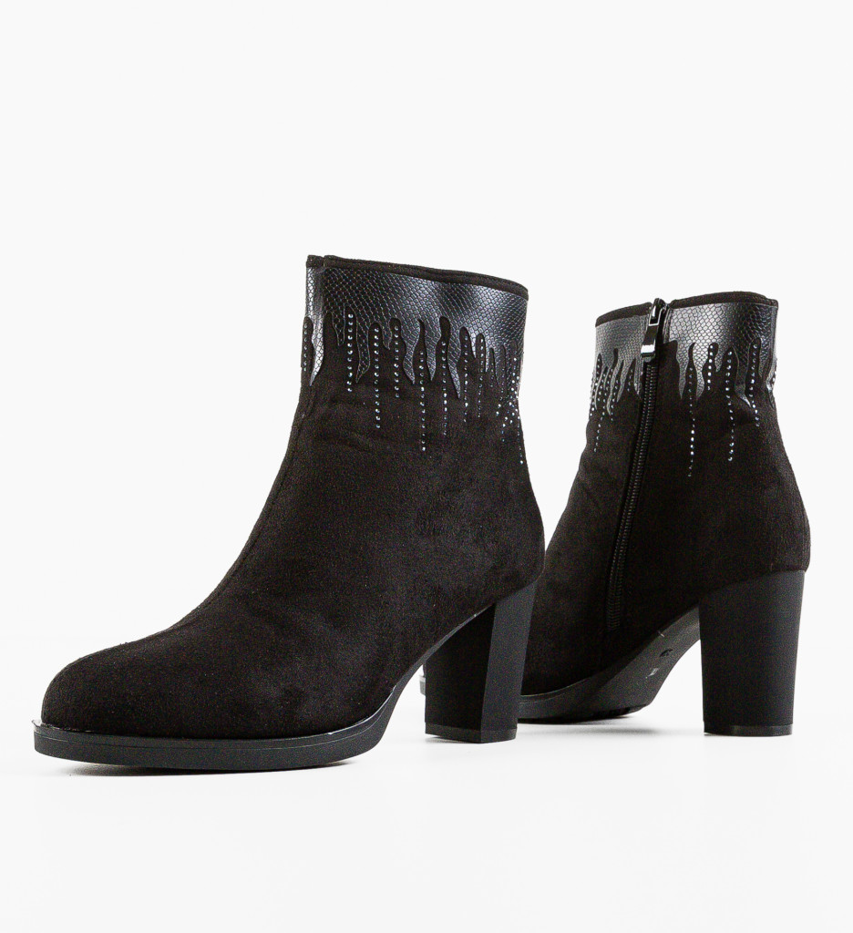 Botine dama Hajuna Negre - 5 | YEO