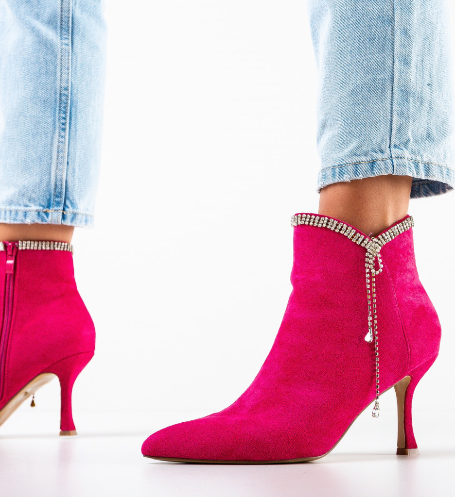 Botine dama Herring Fuchsia - 2 | YEO