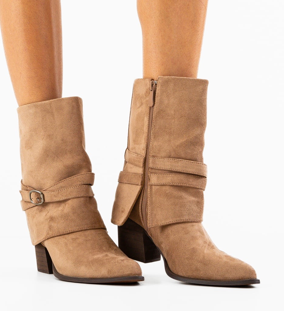 Botine dama Heyman Khaki