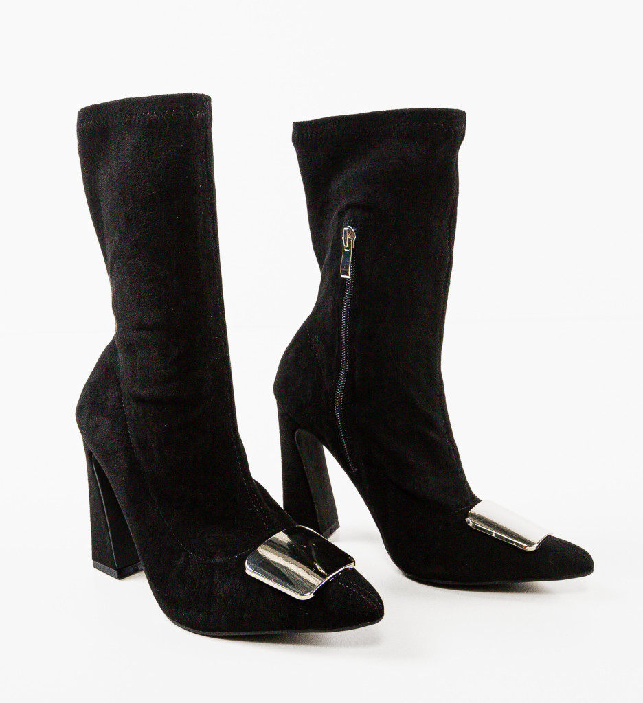 Botine dama Ilenia Negre 2 - 5 | YEO