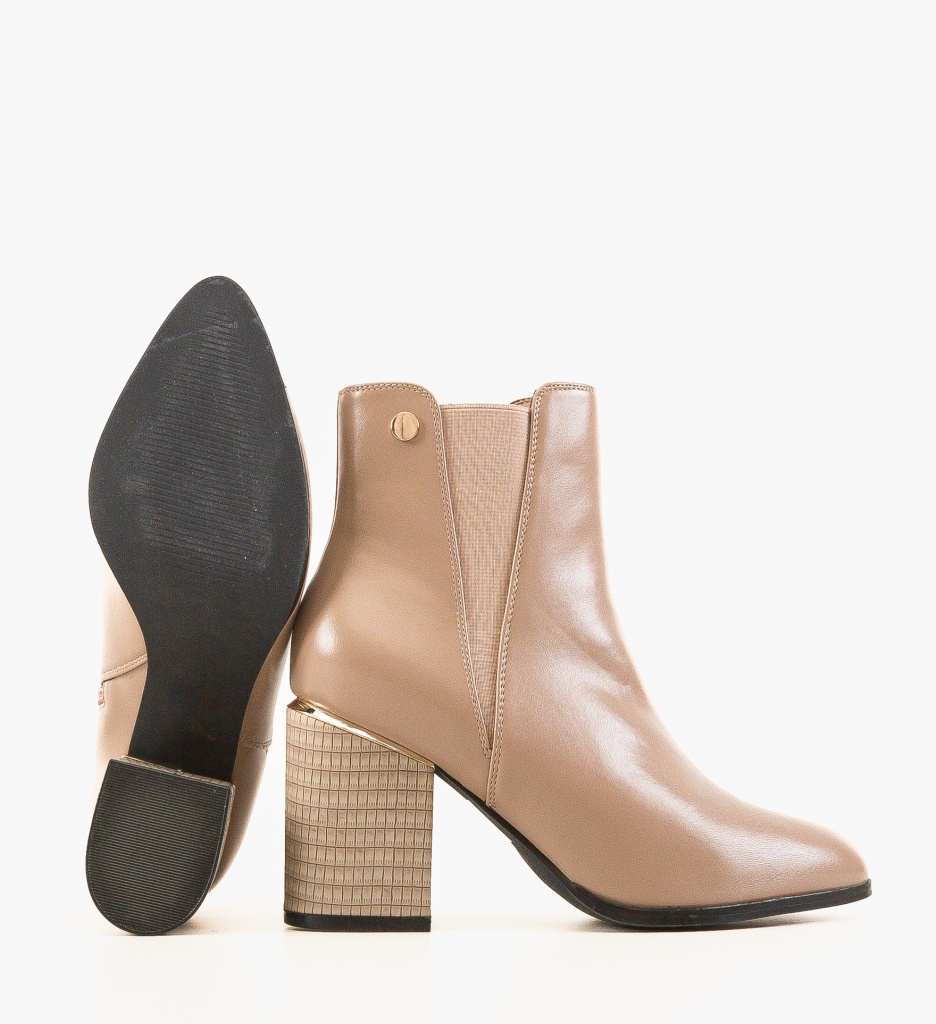 Botine dama Inimay Khaki - 4 | YEO