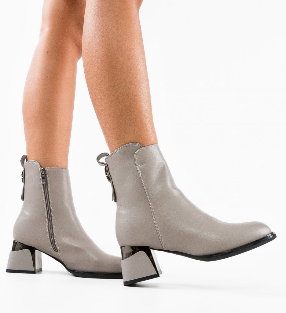 Botine dama Issy Gri - 1 | YEO