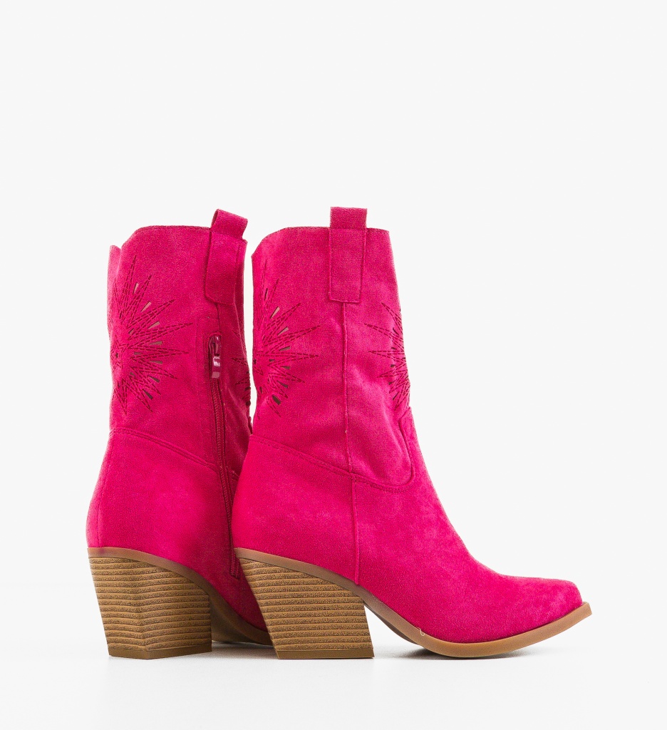 Botine dama Iwan Fuchsia - 2 | YEO