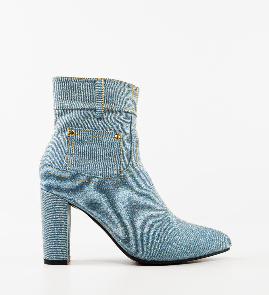 Botine dama Jean Albastre 2 - 3 | YEO