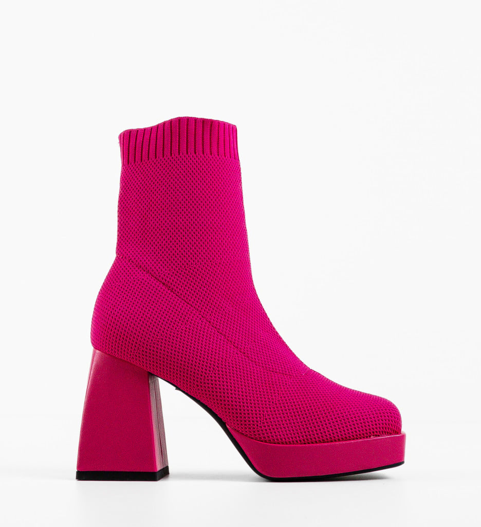 Botine dama Julie Fuchsia - 2 | YEO