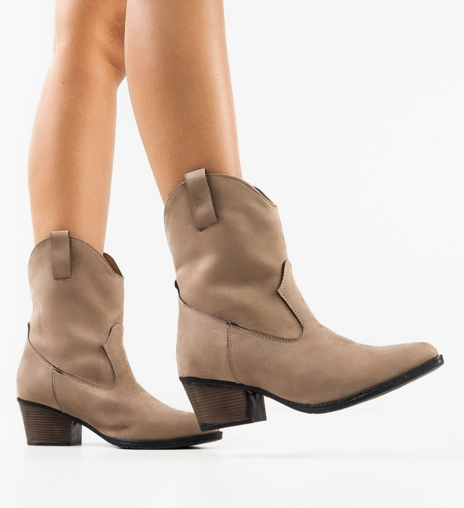 Botine dama Keraby Khaki