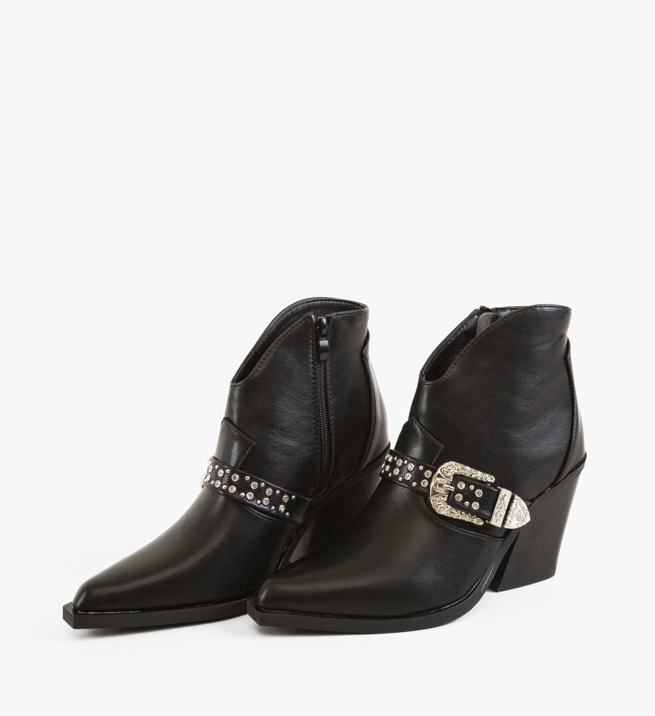 Botine dama Leigh Negre - 4 | YEO