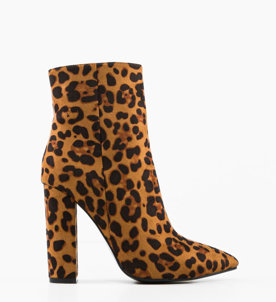 Botine dama Leo Animal Print - 4 | YEO