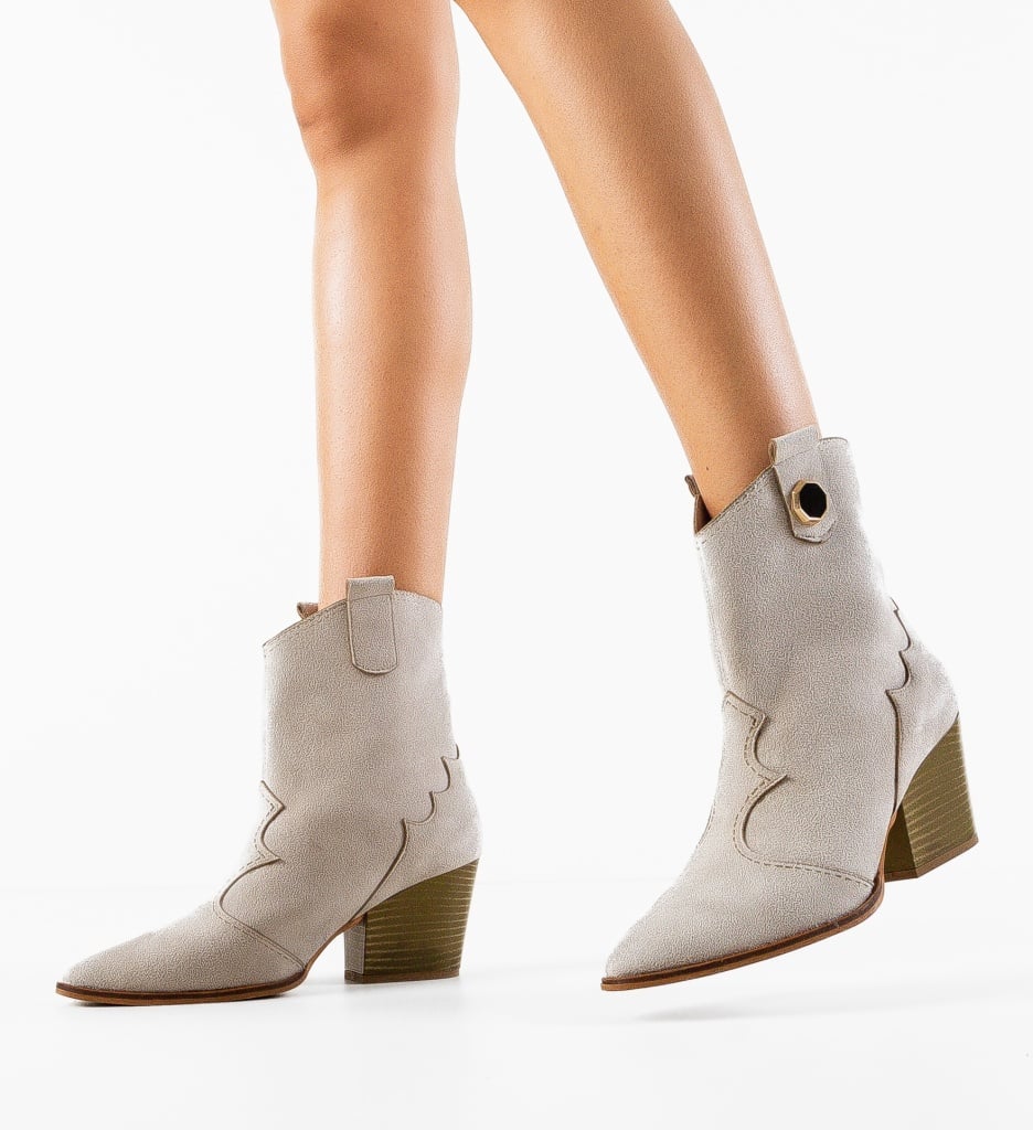 Botine dama Locman Gri - 1 | YEO