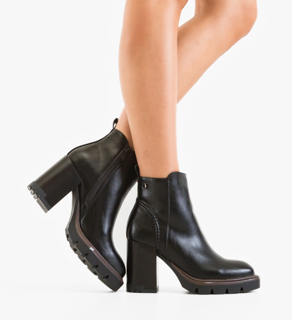 Botine dama Lowri Negre