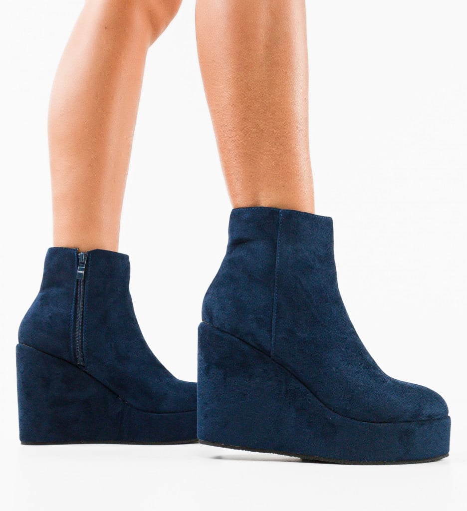 Botine dama Malone Bleumarin - 2 | YEO