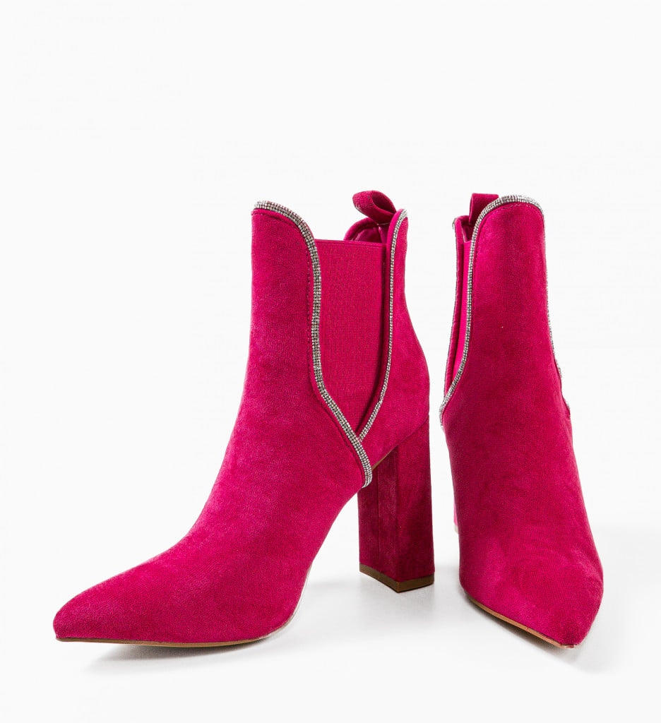 Botine dama Mckay Fuchsia - 5 | YEO