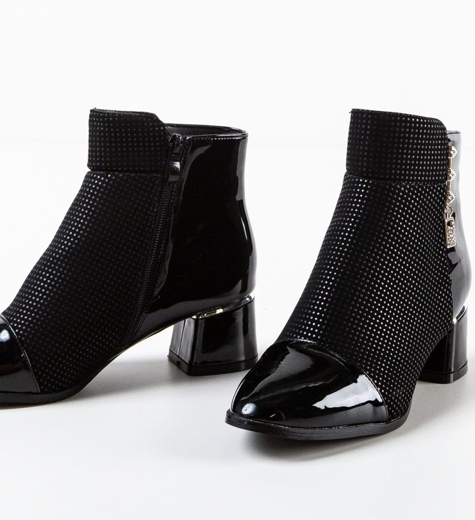 Botine dama Moesha Negre - 4 | YEO