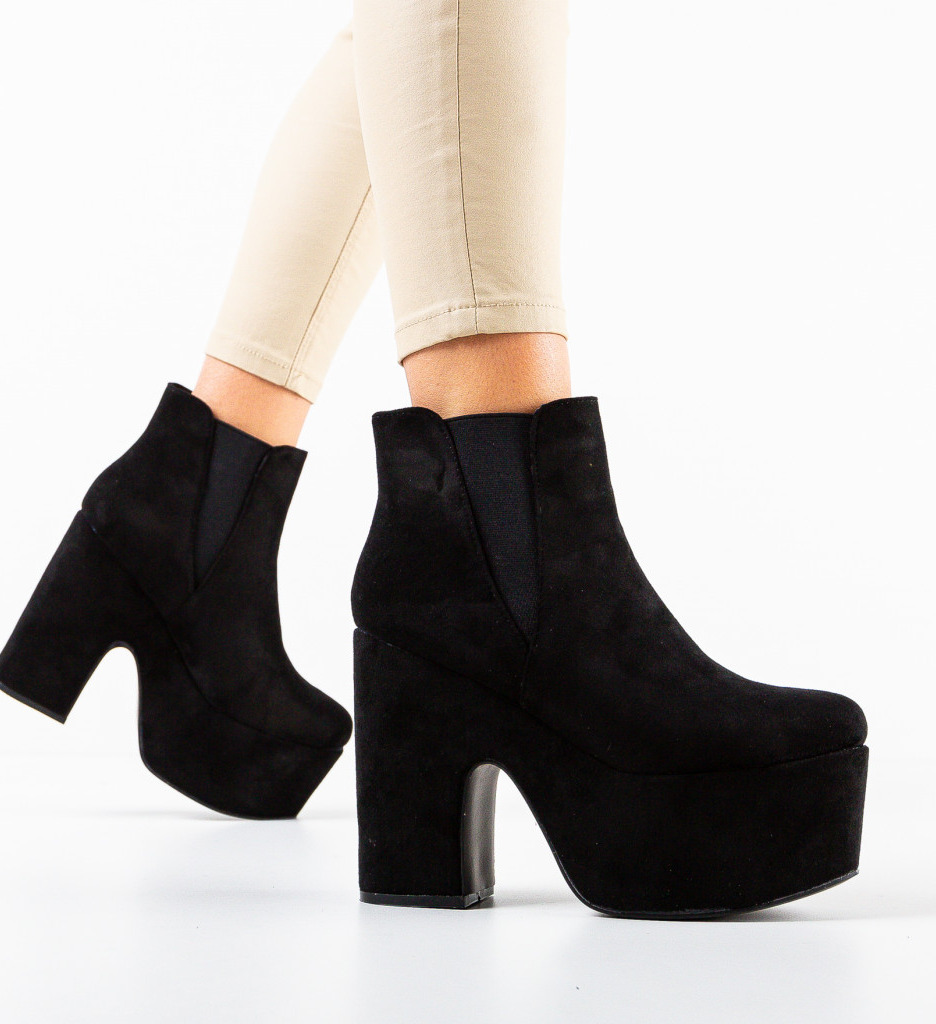 Botine dama Murphy Negre