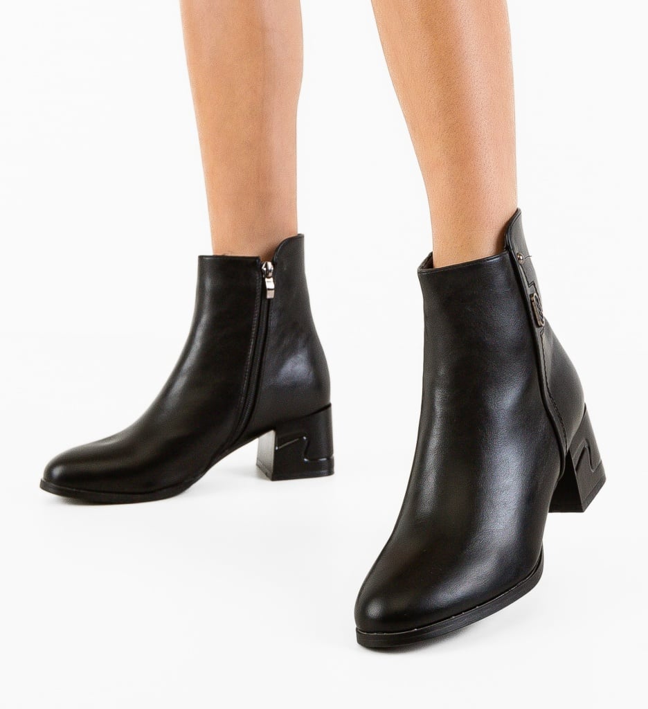 Botine dama Musat Negre - 1 | YEO