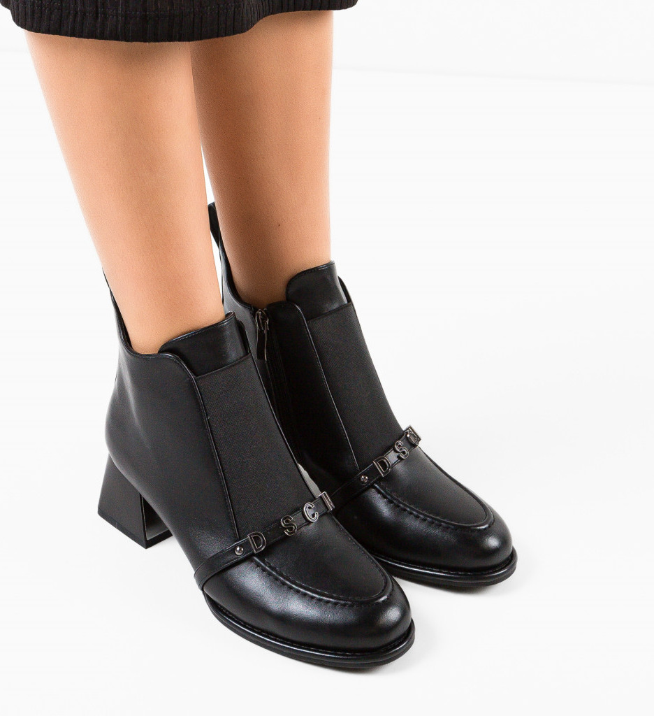 Botine dama Myouy Negre - 3 | YEO