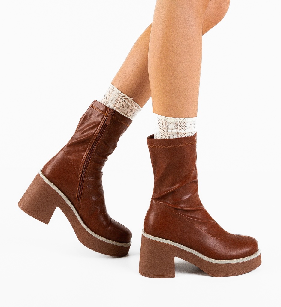 Botine dama Naom Camel - 1 | YEO