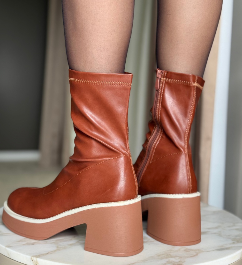 Botine dama Naom Camel - 2 | YEO