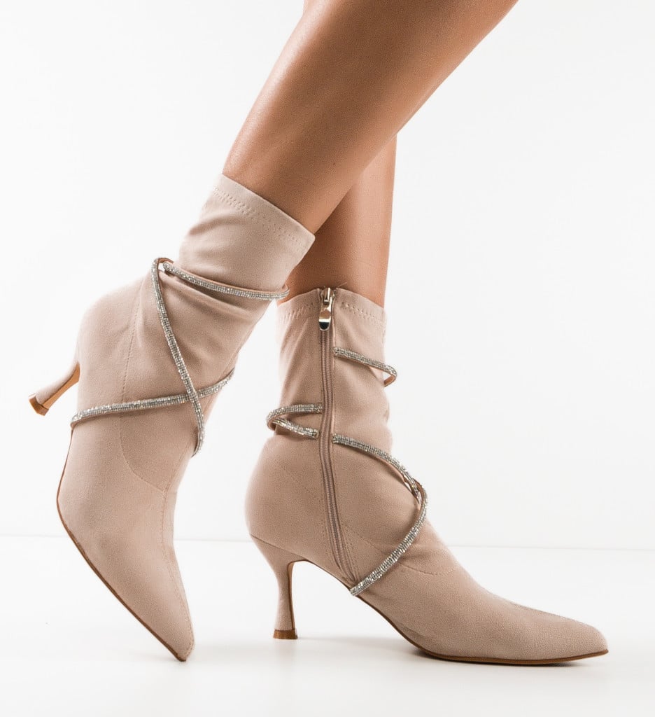 Botine dama Naomi Nude - 1 | YEO