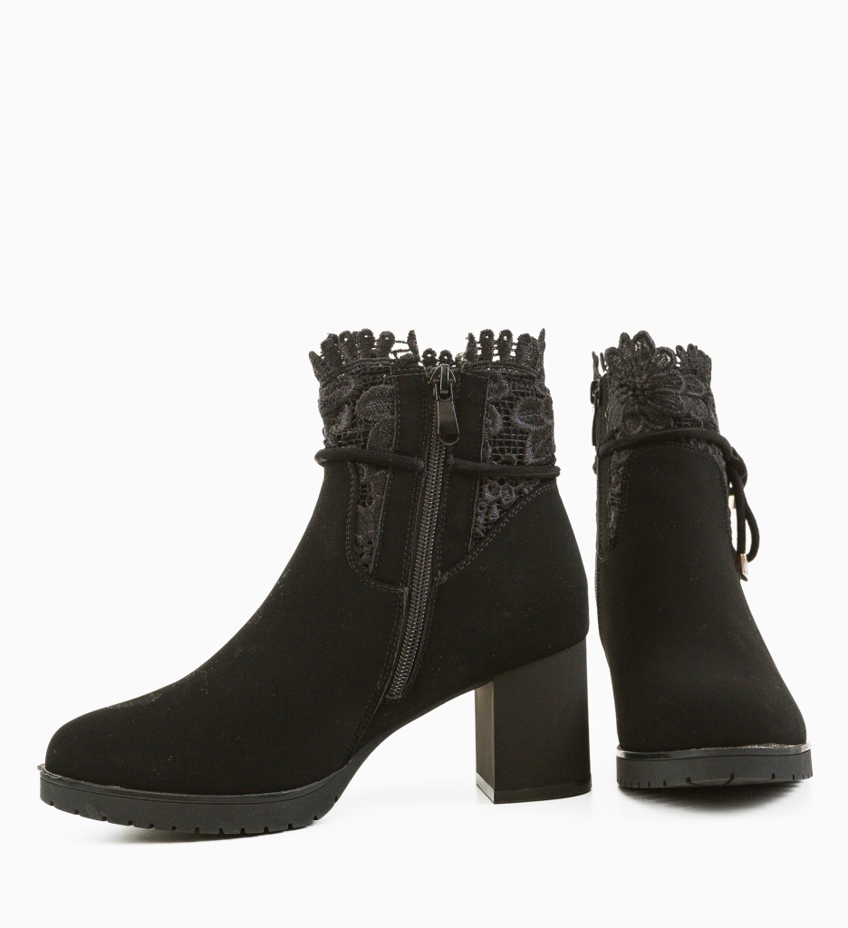 Botine dama Nelnel Negre - 4 | YEO