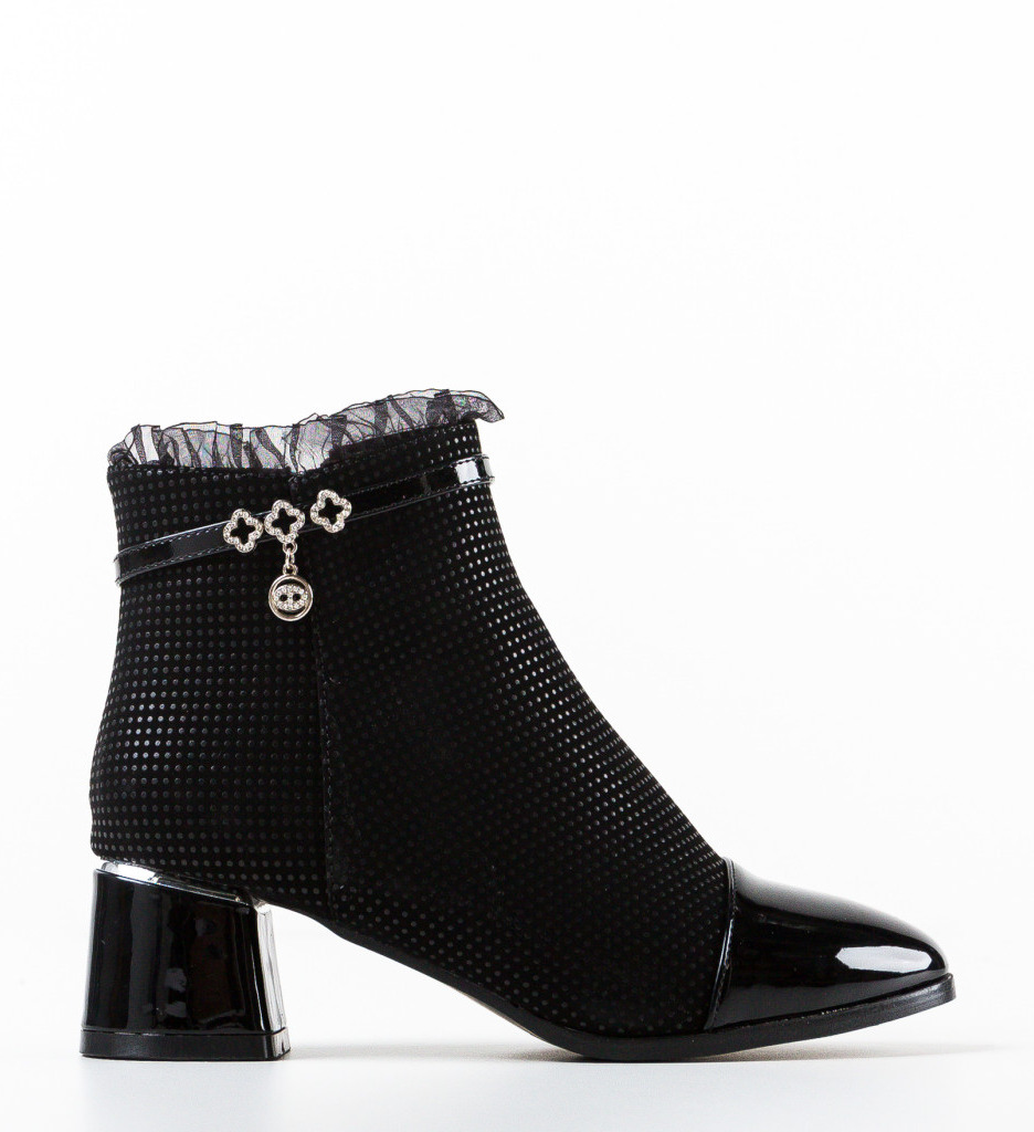 Botine dama Precious Negre - 3 | YEO