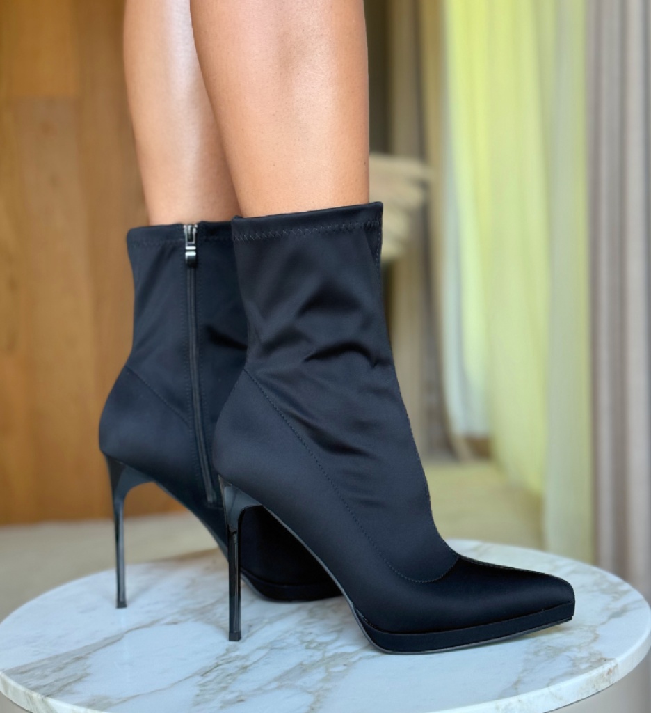 Botine dama Scarl Negre 2 - 3 | YEO