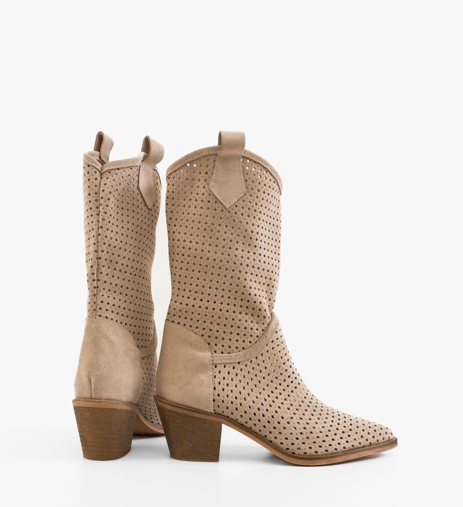 Botine dama Tersa Bej - 3 | YEO