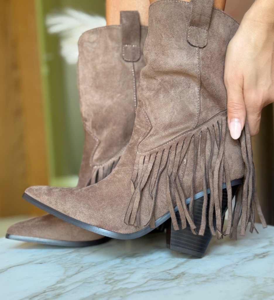 Botine dama Theri Khaki