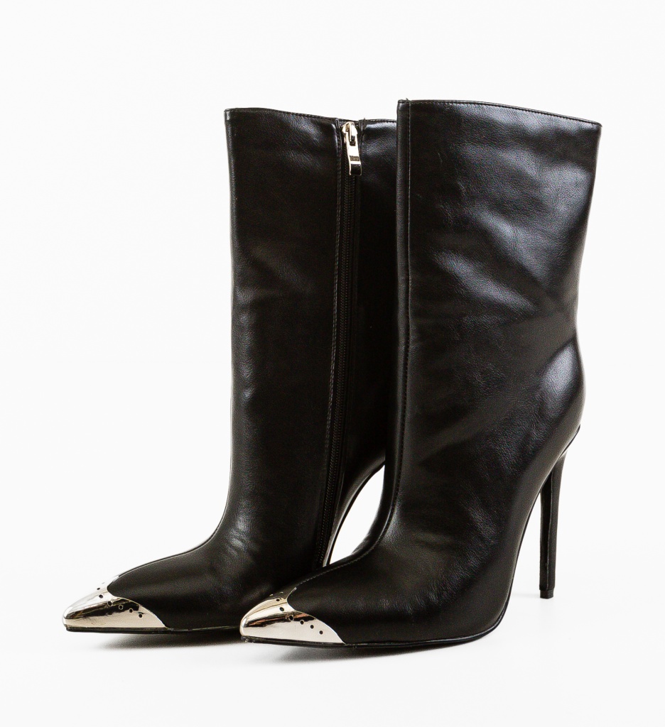 Botine dama Tylar Negre - 5 | YEO