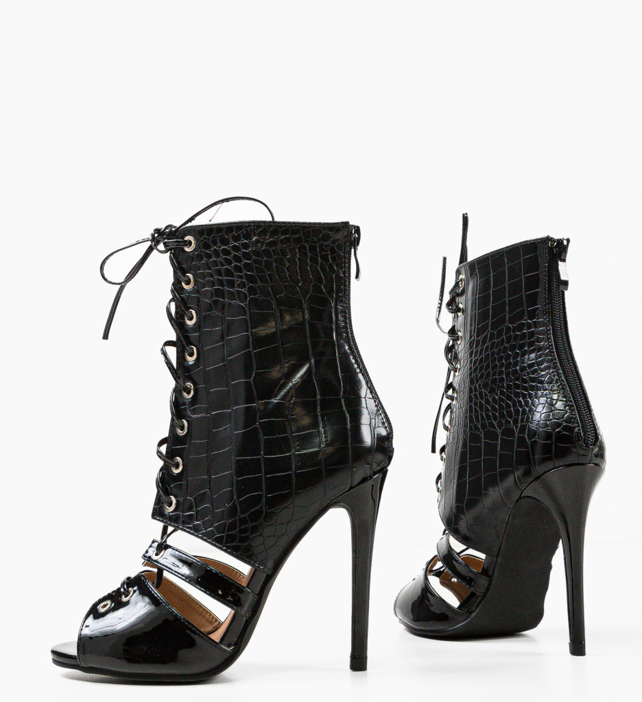 Poze Botine dama Uchenna Negre depurtat.ro 