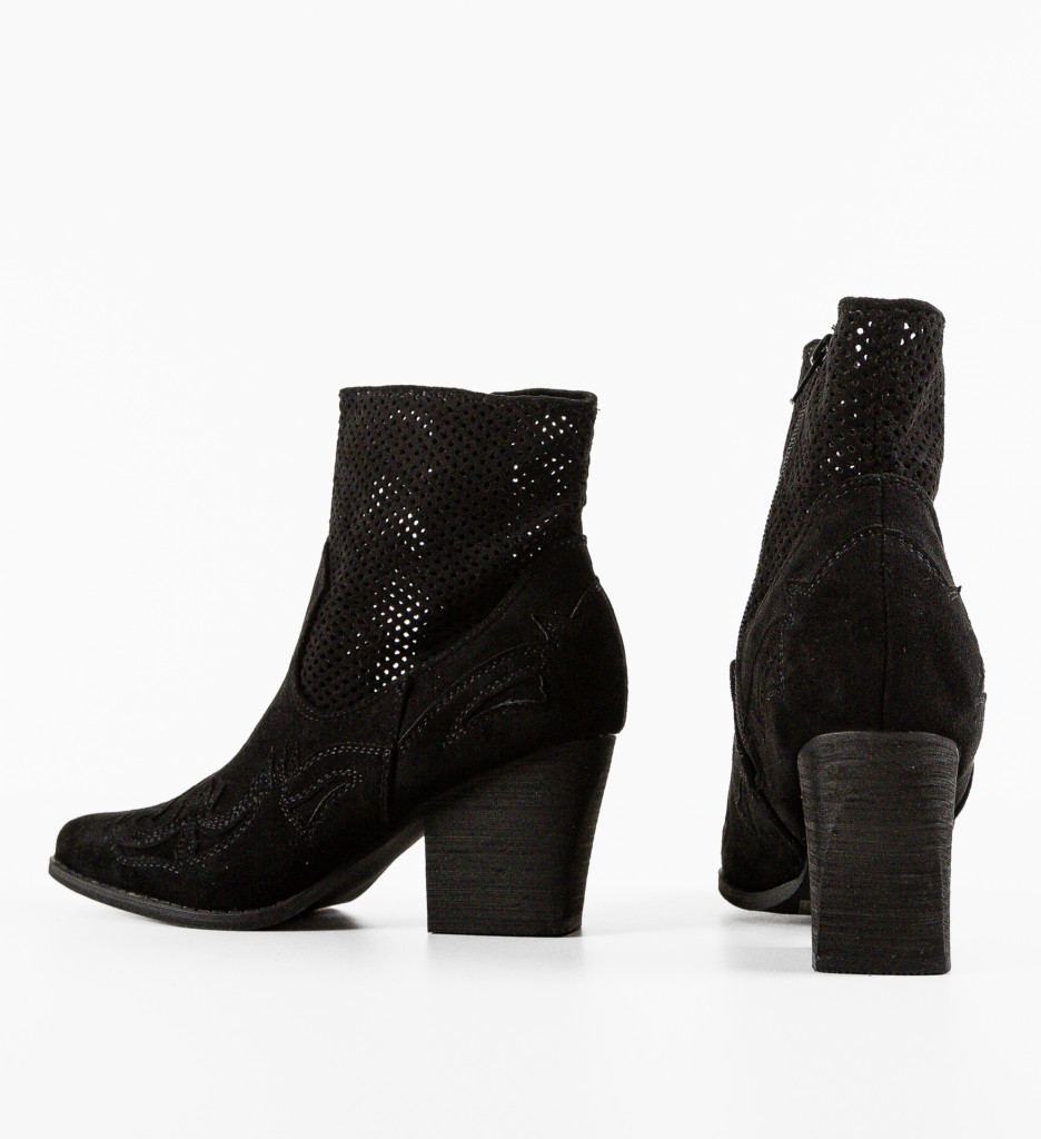 Botine dama Unoqua Negre - 5 | YEO