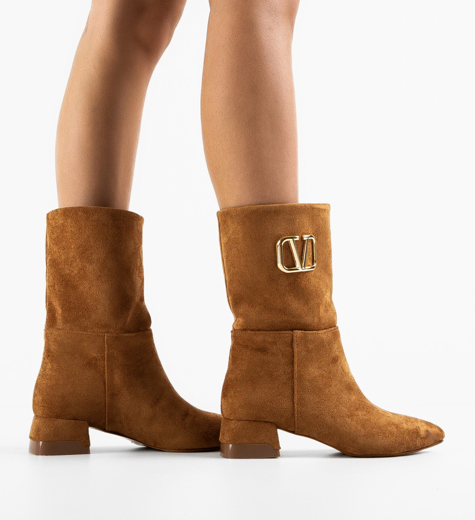 Botine dama Veldy Camel - 3 | YEO