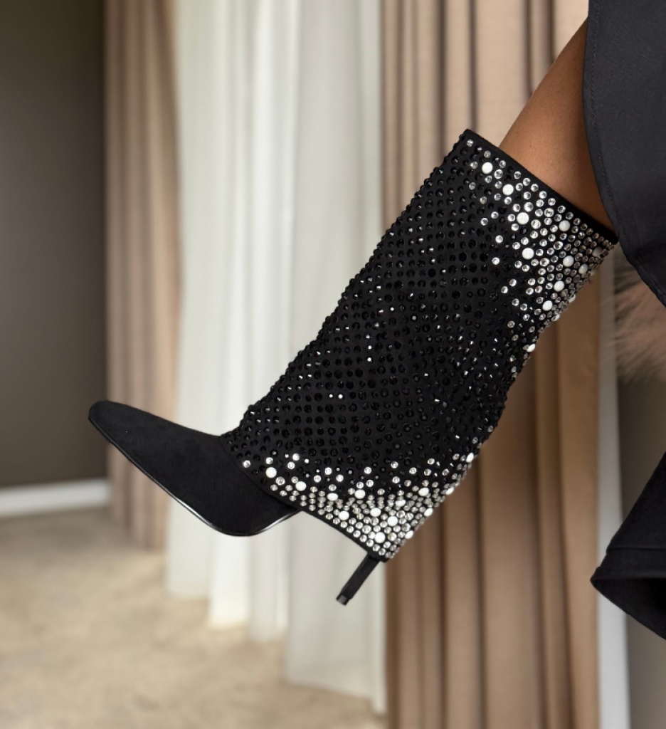 Botine dama Velyon Negre