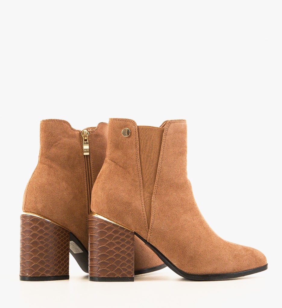 Botine dama Ynny Camel - 3 | YEO