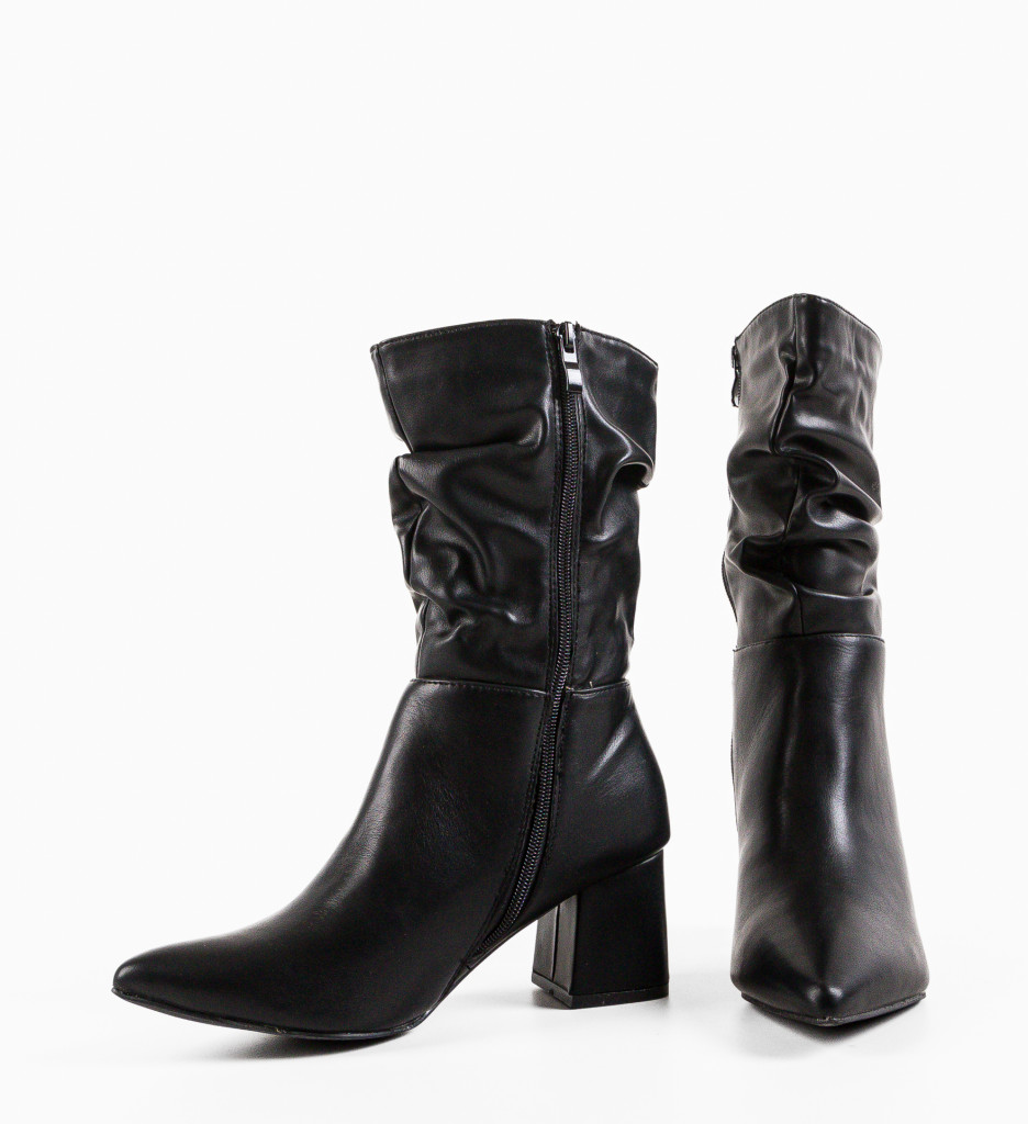 Botine dama Zain Negre - 5 | YEO