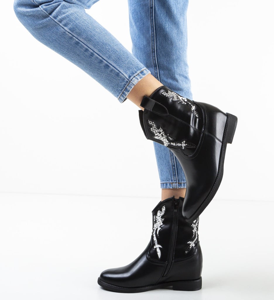 Botine Hodge Negre - 1 | YEO