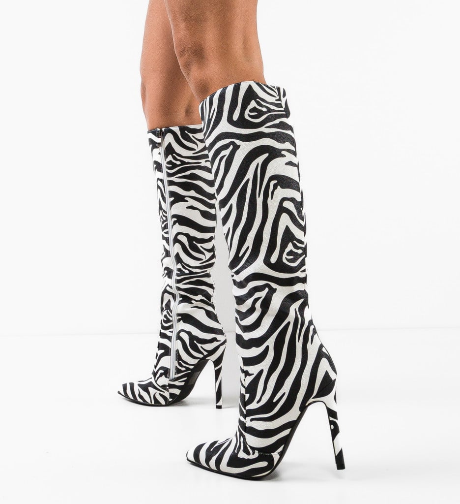 Cizme dama Cohen Zebra - 1 | YEO