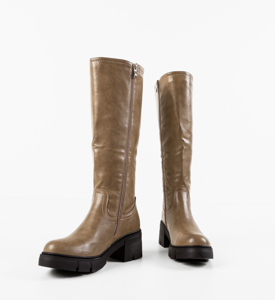 Cizme dama Cortez Khaki - 4 | YEO