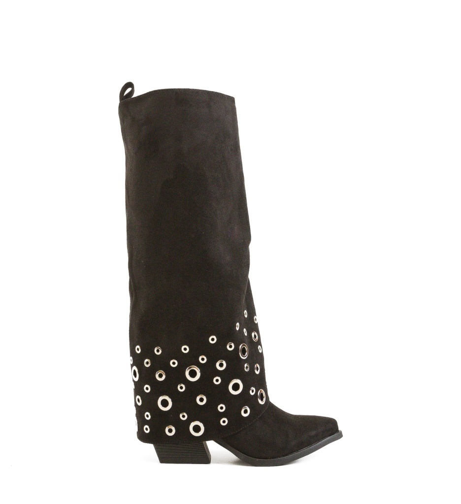 Cizme dama Leop Negre - 5 | YEO
