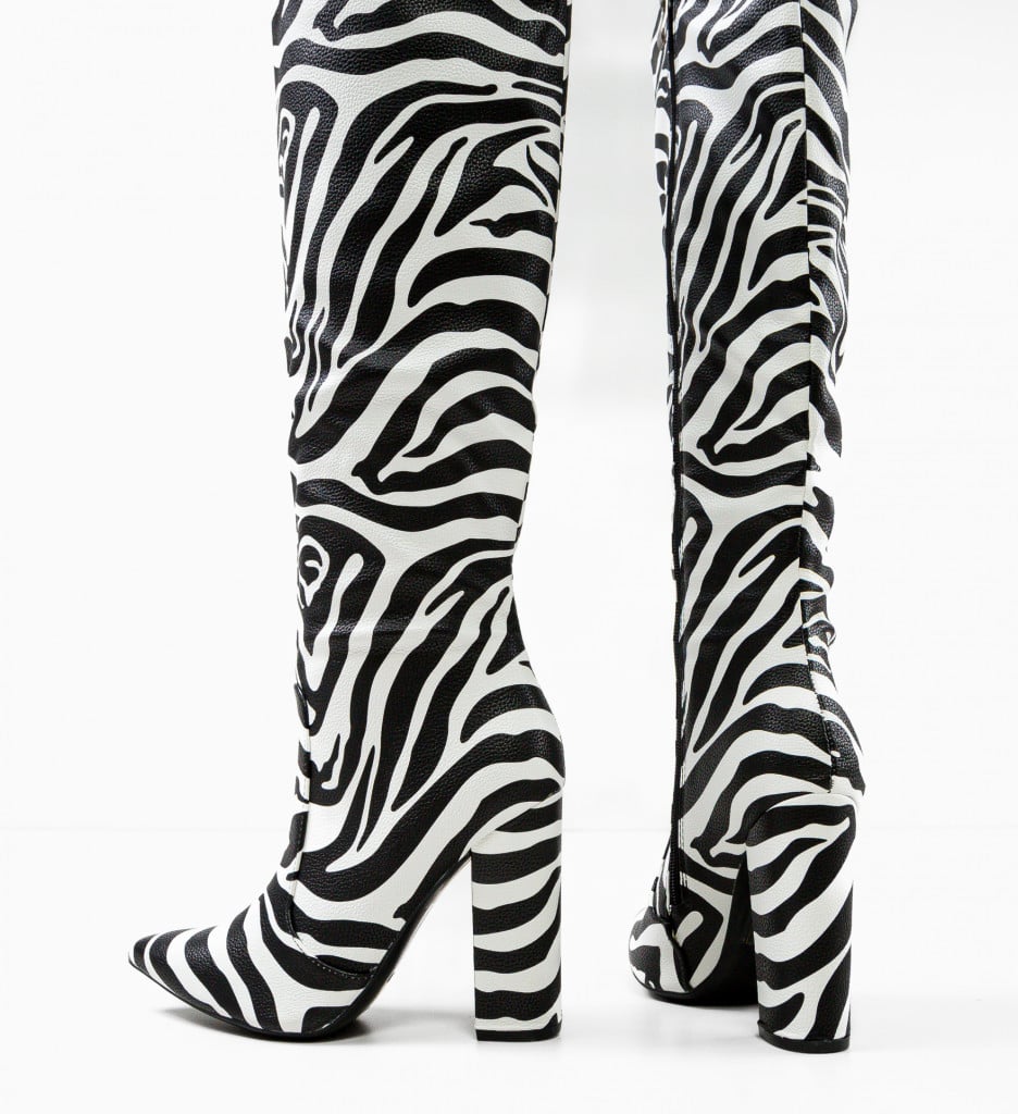 Cizme dama Pheme Zebra - 5 | YEO