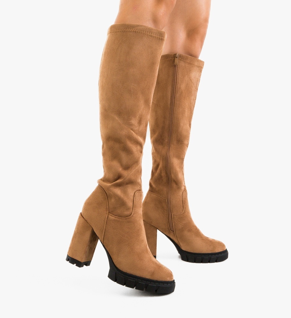 Cizme dama Rake Khaki - 1 | YEO