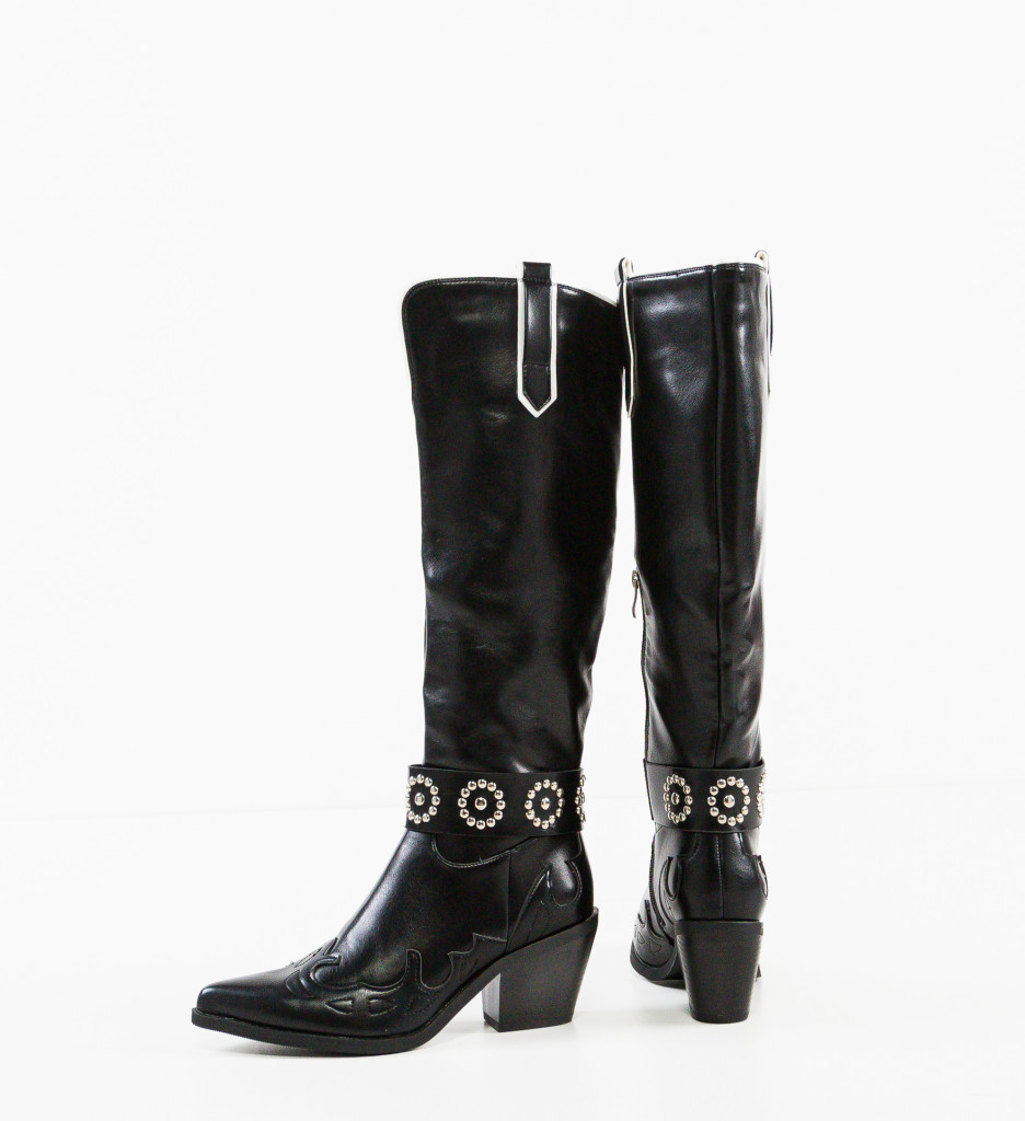 Poze Cizme dama Szilves Negre depurtat.ro 